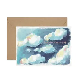 Paper Parade Stationers Wenskaart - Brighter days - Dubbele kaart + Envelop