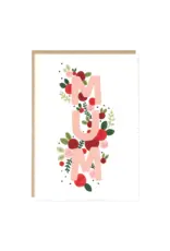 Jade Fisher Wenskaart - Mum Roses - Dubbele kaart + Envelop