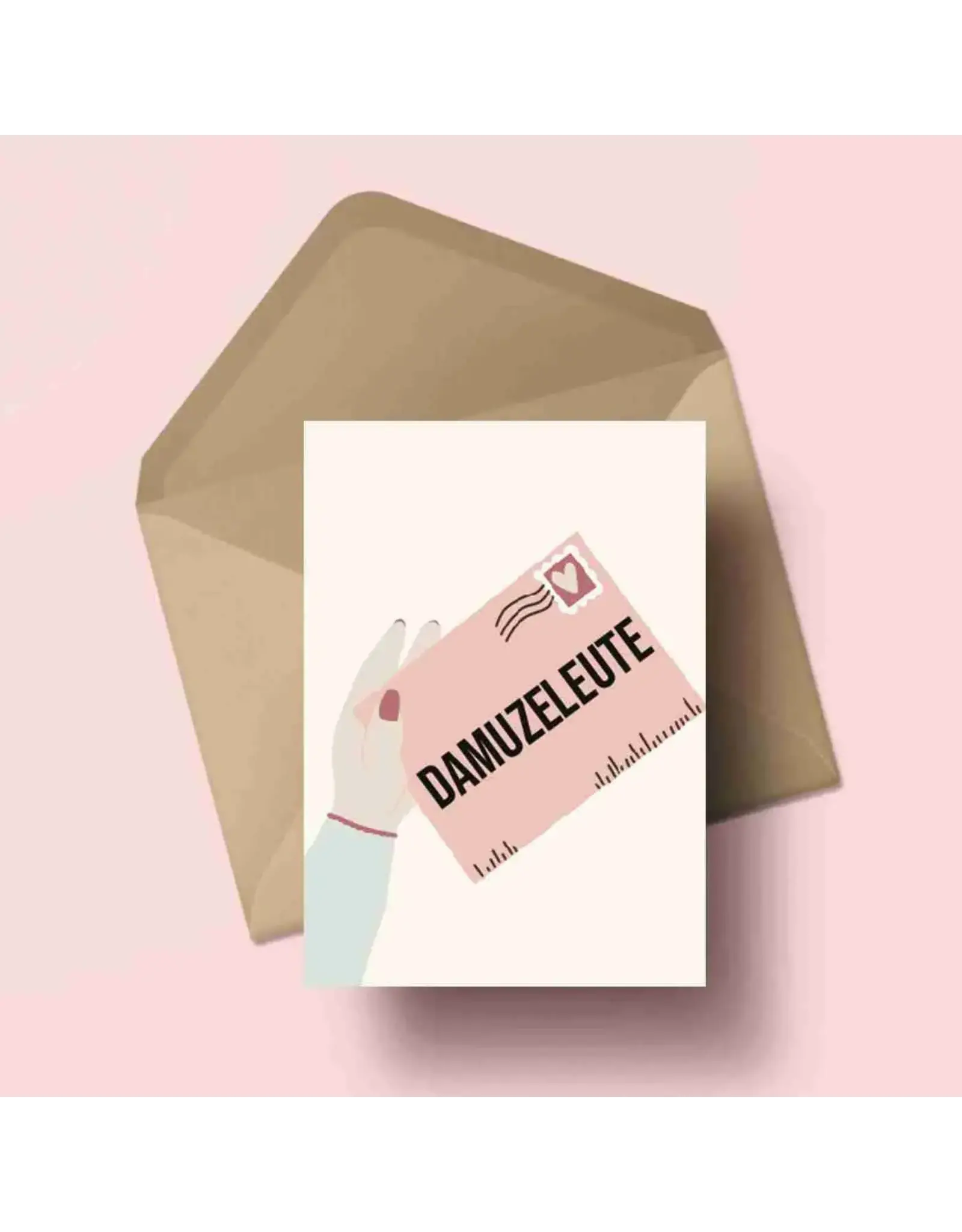 Atelier Moomade Wenskaart - Damuzeleute - Postkaart + Envelop