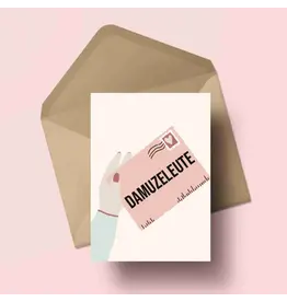 Atelier Moomade Wenskaart - Damuzeleute - Postkaart + Envelop