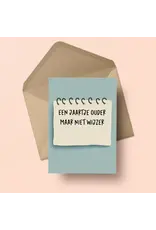 Atelier Moomade Wenskaart - Een jaartje ouder maar niet wijzer - Postkaart + Envelop