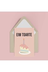 Atelier Moomade Wenskaart - Eiw toarte  - Postkaart + Envelop