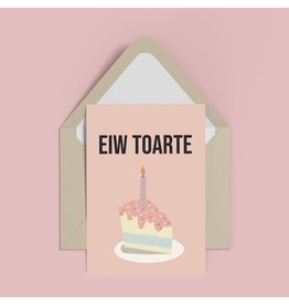 Atelier Moomade Wenskaart - Eiw toarte  - Postkaart + Envelop