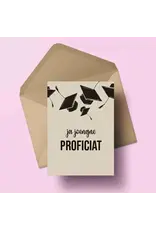 Atelier Moomade Wenskaart - Ja joengne proficiat - Postkaart + Envelop