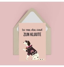 Atelier Moomade Wenskaart - Tes van den oend zijn kluute - Postkaart + Envelop