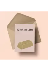 Atelier Moomade Wenskaart - Jij bent goud waard - Postkaart + Envelop