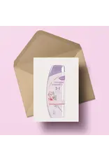 Atelier Moomade Wenskaart - Mama en vriendin 2in1 - Postkaart + Envelop