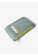 Puc Easy Wallet, Metallic silver - Neon yellow