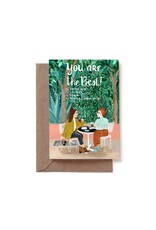 Reddish Design Wenskaart - You are the best friend - Dubbele kaart + Envelop