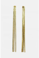 Studio MHL Oorbel MHL - Three Fringes - Goud - Verguld 18K