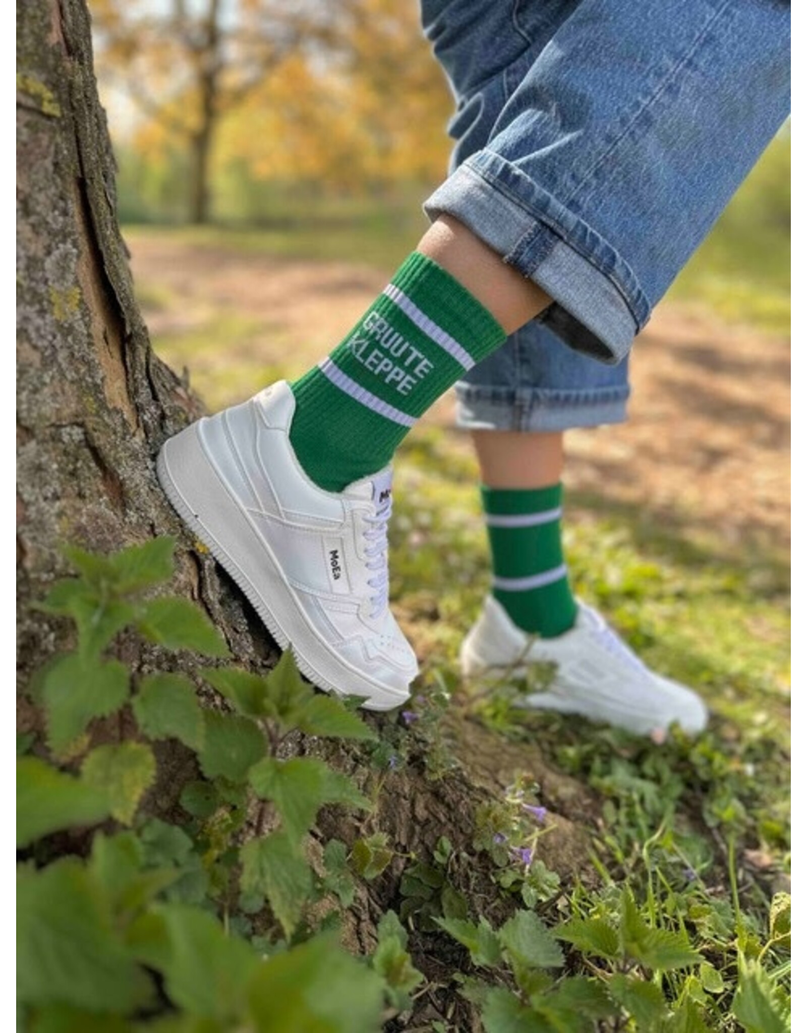 Sock The City Gentse sokken - Gruute kleppe - groen - Katoen - One size