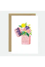 All The Ways to Say Wenskaart - Flower Lighter - Dubbele kaart + Envelop