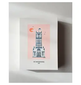 mmmMar Wenskaart  - Sint Baafskathedraal - Postkaart met envelop