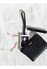 Murielle Perrotti Oorbel MP - Macha - Kristal, Toermalijn en Kwarts - Goud Roze - Sym