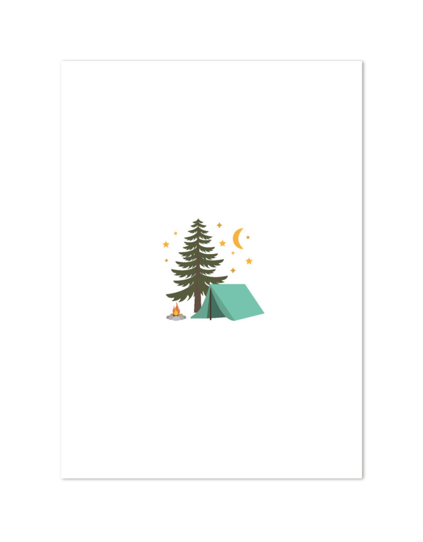 Happy Few Wenskaart - Kamperen - Postkaart + Envelop