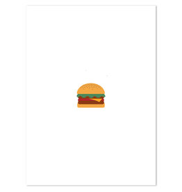 Happy Few Wenskaart - Hamburger - Postkaart + Envelop