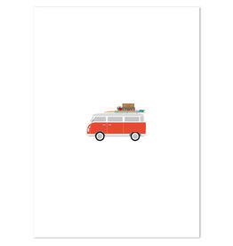 Happy Few Wenskaart - Camperbus - Postkaart + Envelop