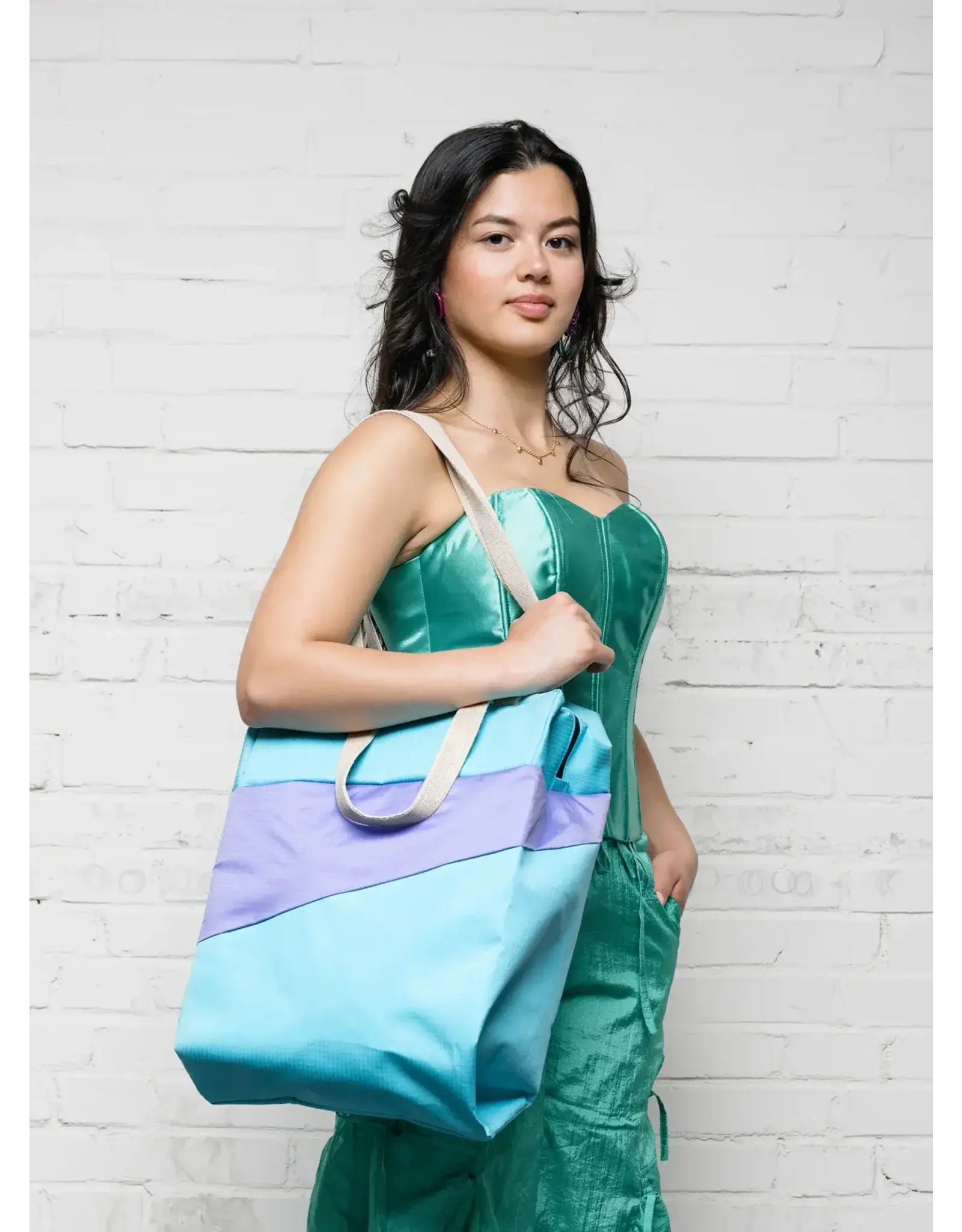 Susan Bijl Tote Bag M, Drive & Treble - 30 x 49 x 18 cm