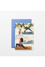 Peggy & Kate Wenskaart - Ladies that lunge - Dubbele kaart + Envelop
