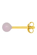 Lulu Copenhagen Oorbel Stud M - Color Ball, Purple - Single - 4mm