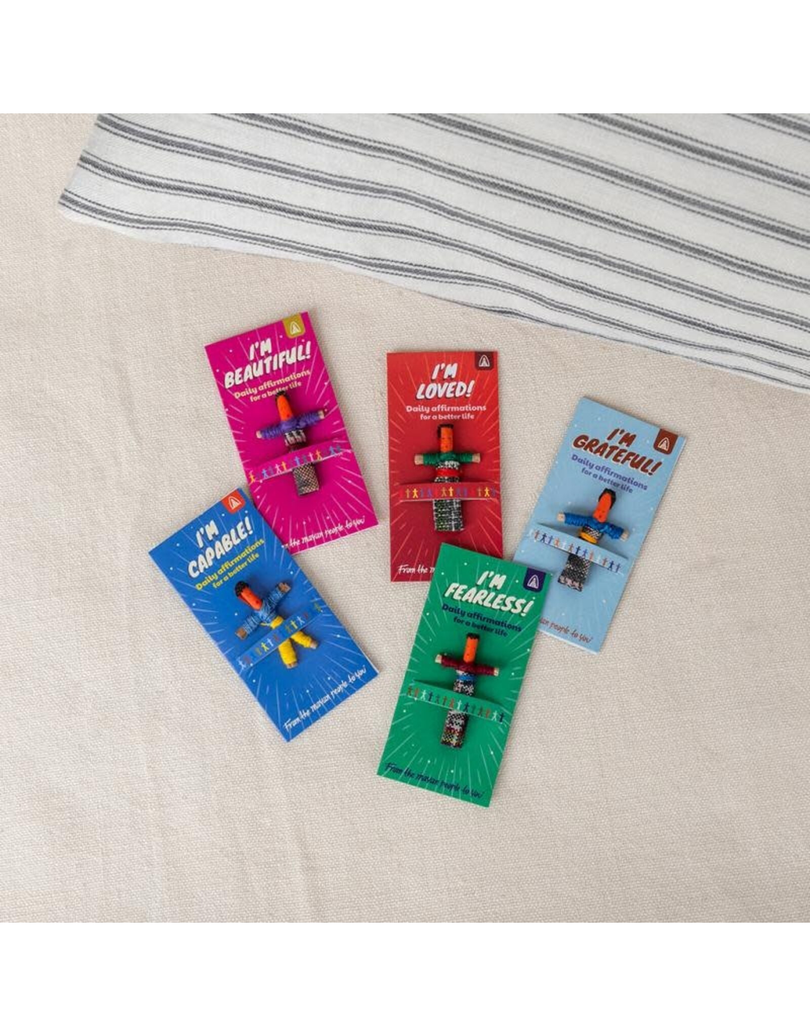 Rex London Worry Dolls – Handgemaakte Maya-popjes met Krachtige Affirmaties