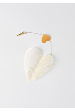 Raeder Hartje met clip - Love  - 9,5x7,8cm