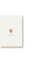 Tucán y limón Wenskaart - Hartje, Life is heart - Postkaart + Envelop