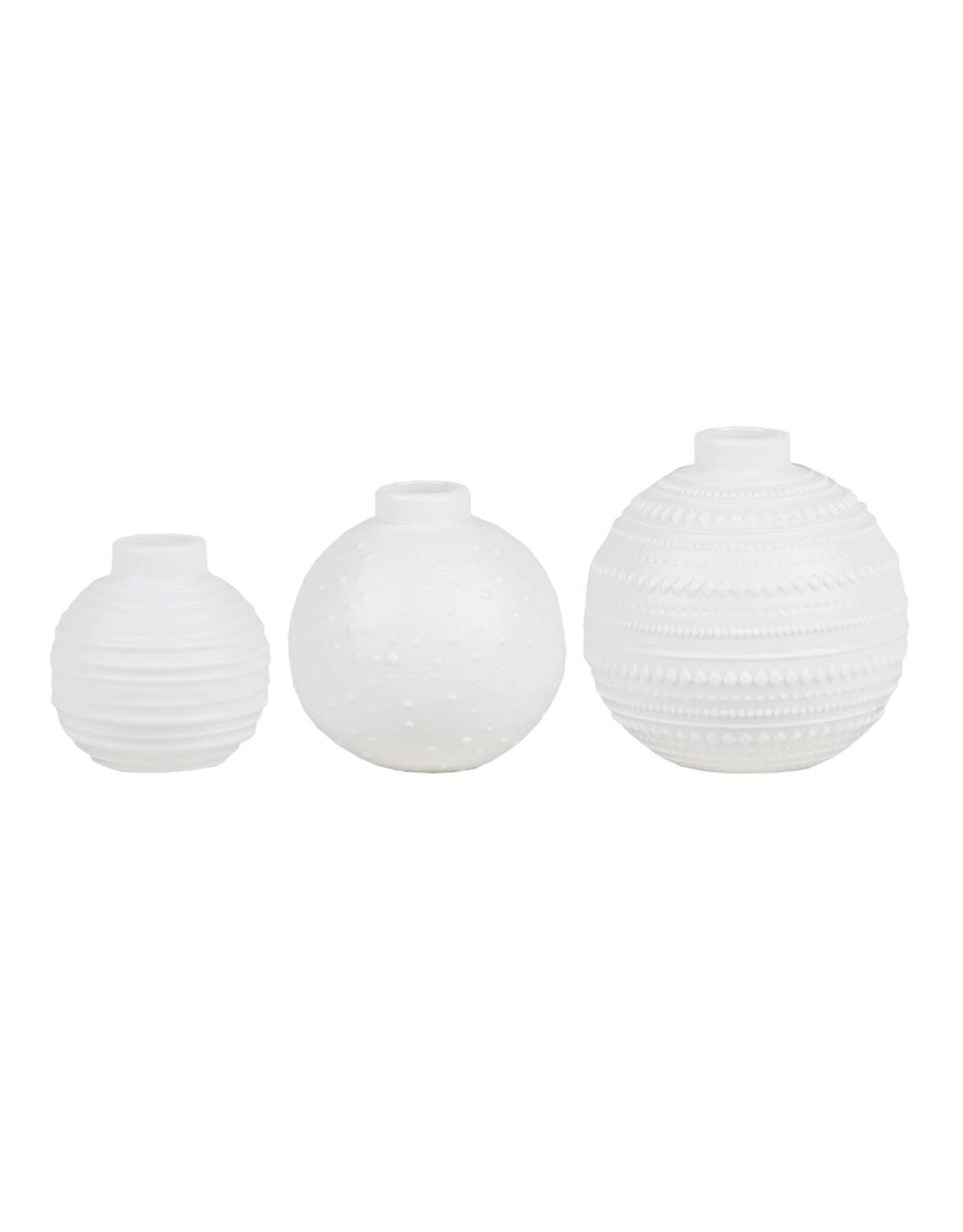 Raeder Kerstbal vaasjes - Set v 3 - Ø 4-6cm x 4,5/6,5 cm