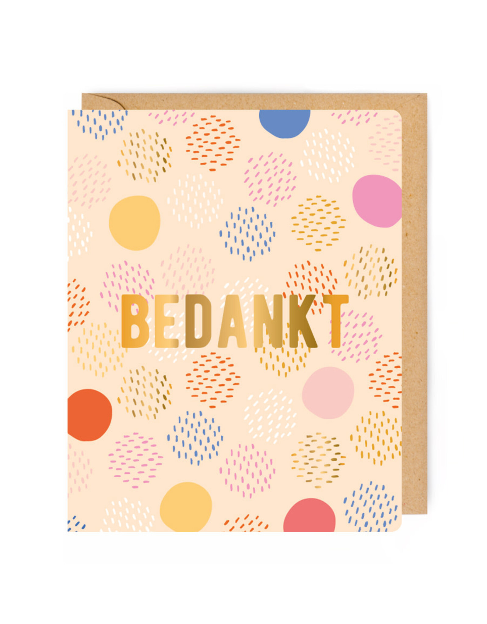 Enfant Terrible Wenskaart XL - Bedankt - Dubbele kaart + Envelop - 19x24cm