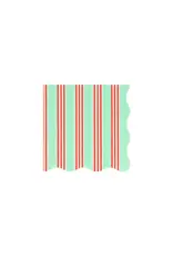 Meri Meri Servetten S - Festive Stripe - 16st