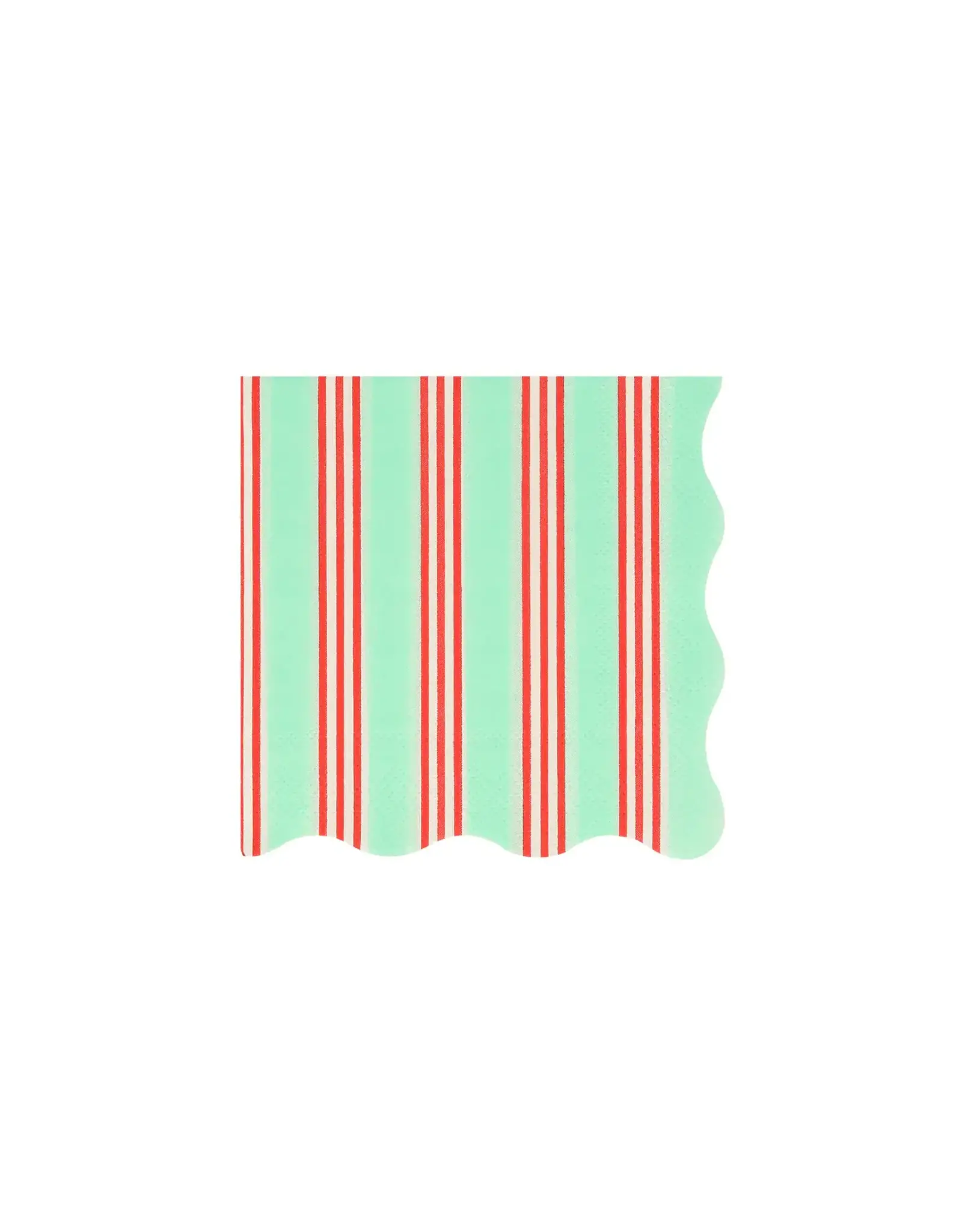 Meri Meri Servetten S - Festive Stripe - 16st