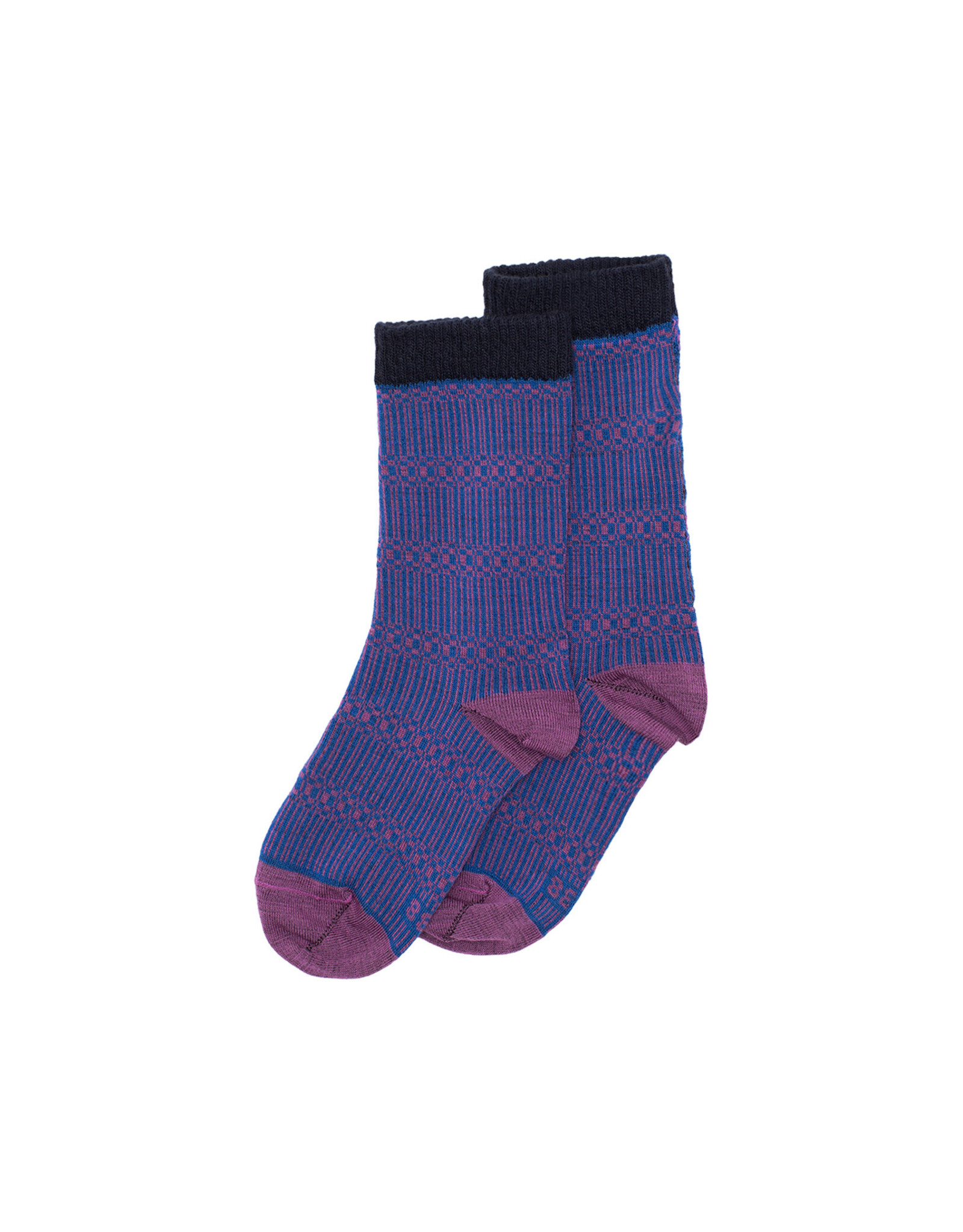 Wolvis Wolvis W24 - Socks Bauhaus - Purple