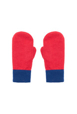 Wolvis Wolvis W24 - Mittens - Coral, Ink - 90% Merinowol 10% Elastaan Wolvis Wolvis W24 - Mittens - Coral, Ink - 90% Merinowol 10% Elastaan