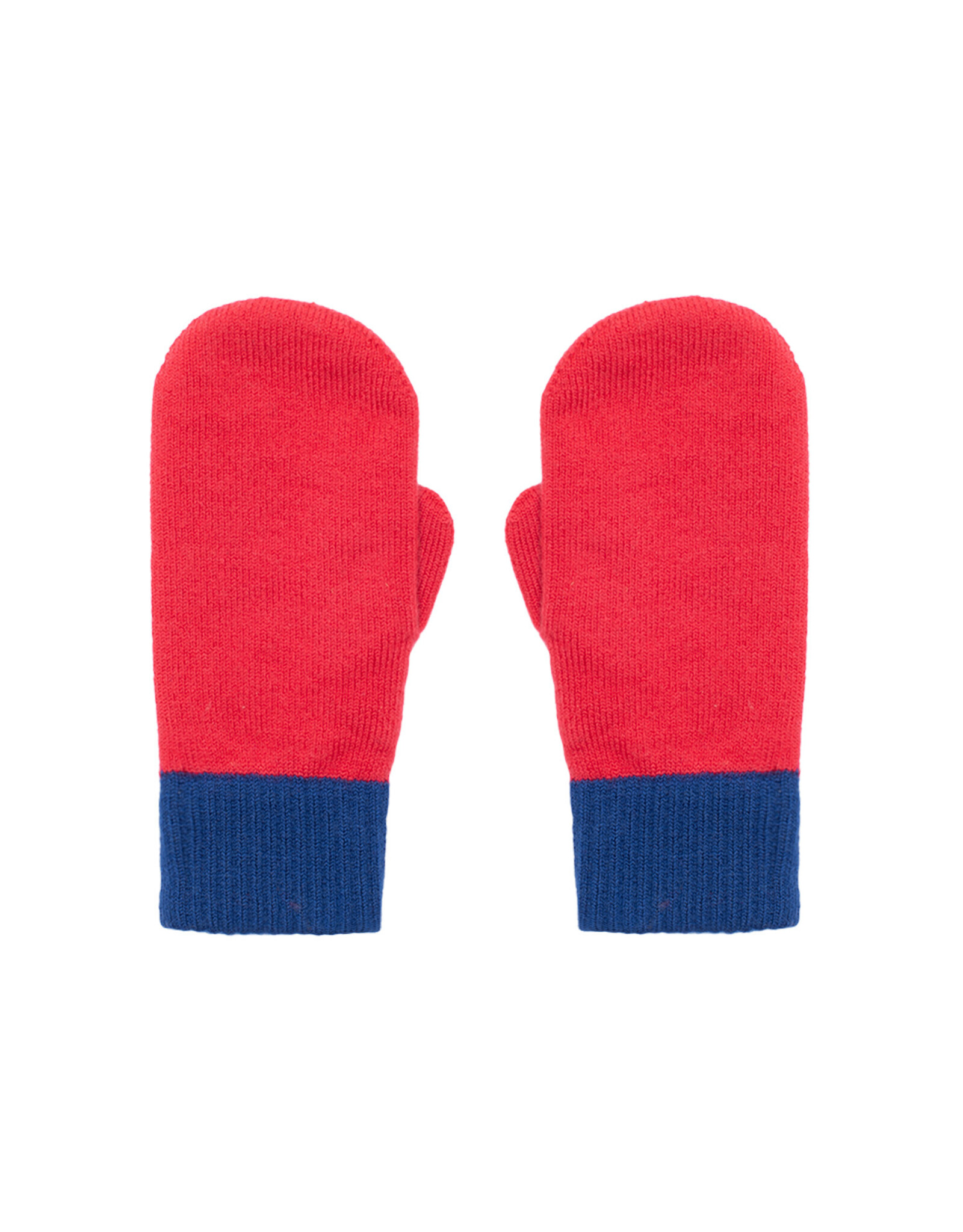 Wolvis Wolvis W24 - Mittens - Coral, Ink - 90% Merinowol 10% Elastaan