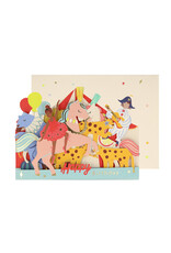 Meri Meri Wenskaart - Circus Concertina + Envelop