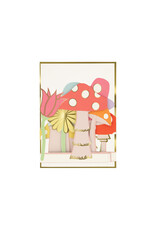 Meri Meri Wenskaart - Mushroom Concertina + Envelop