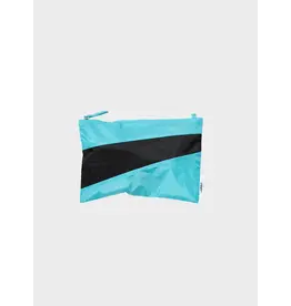 Susan Bijl Pouch M,  Drive & Black - 19 x 29cm