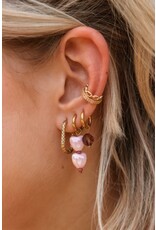 Label Kiki Hoop Single - Sweetheart - Goud - RSV