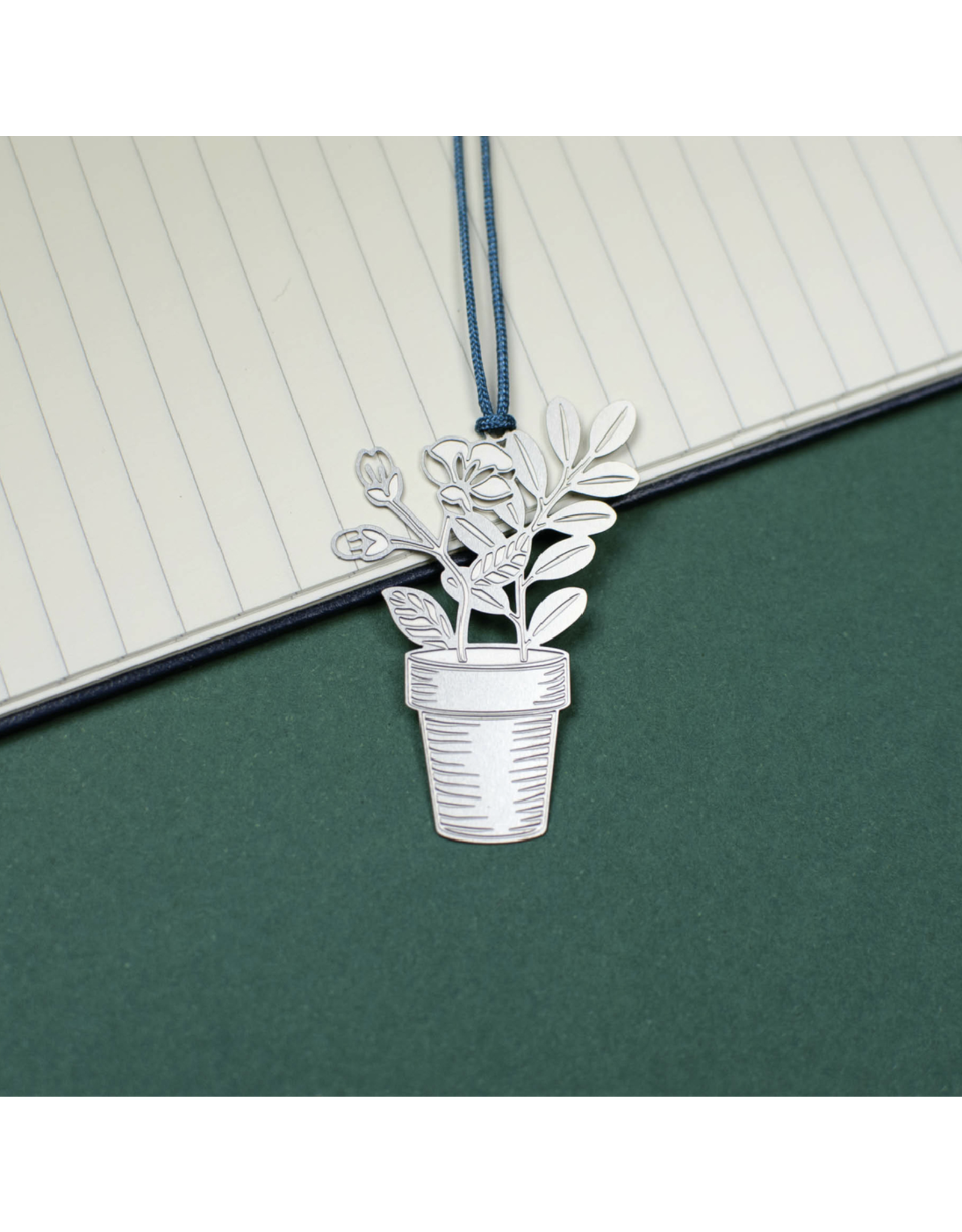 Toutsimplement Metalen Bladwijzer - Pot de fleur
