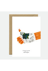 All The Ways to Say Wenskaart - Everything will be fine - Dubbele kaart + Envelop