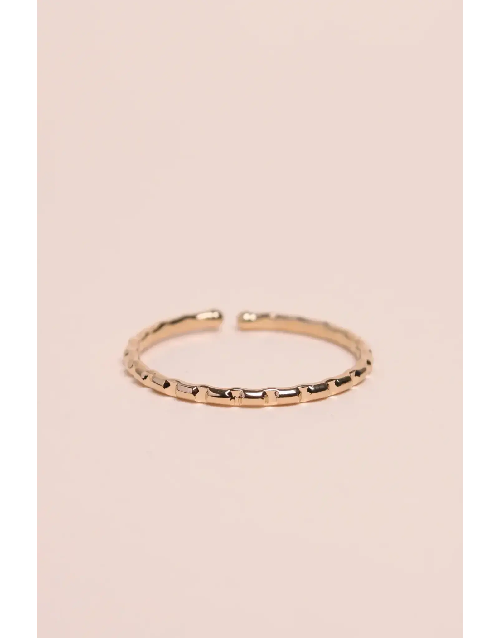 Waekura Ring Kim - Messing verguld (3M)