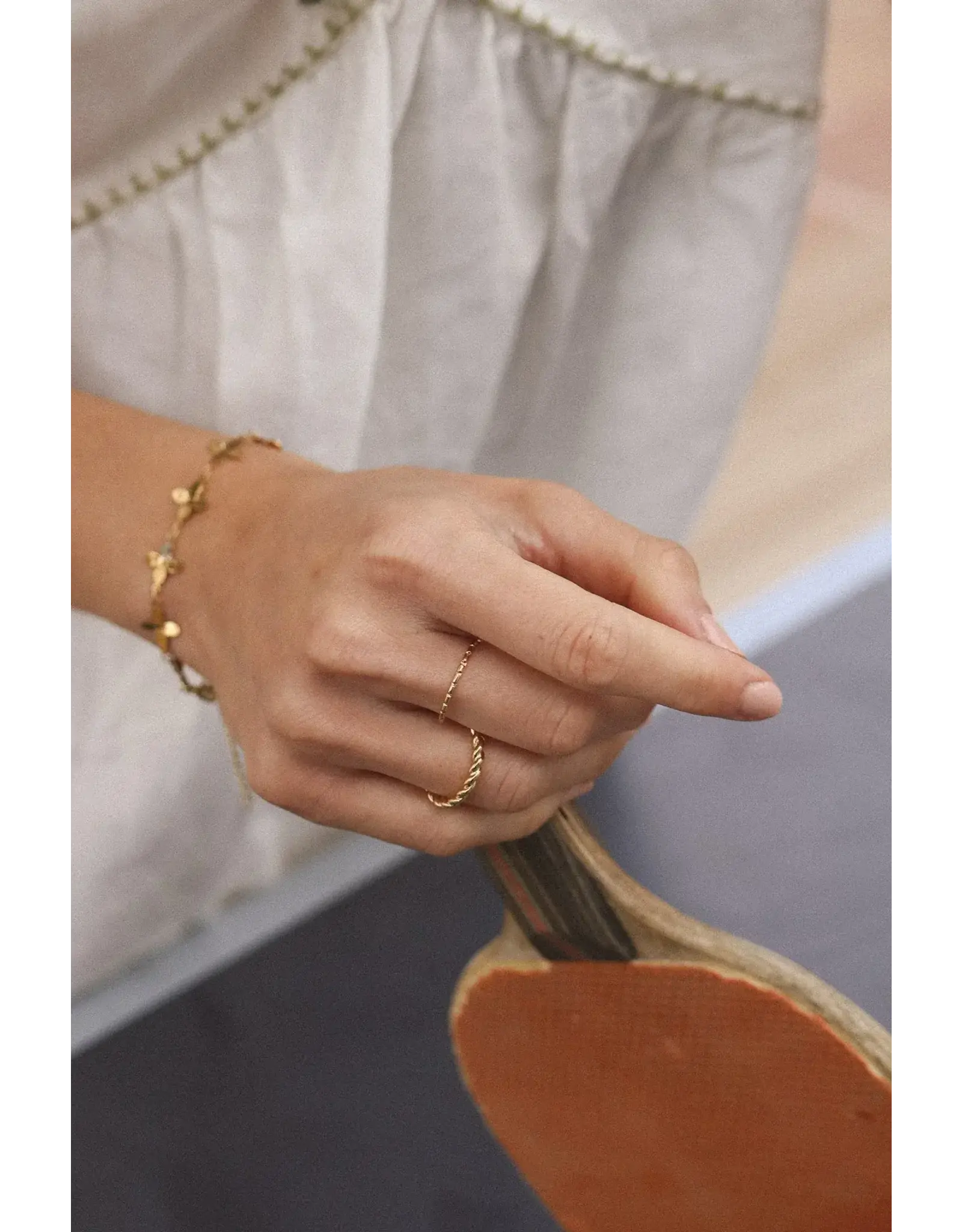 Waekura Ring Kim - Messing verguld (3M)