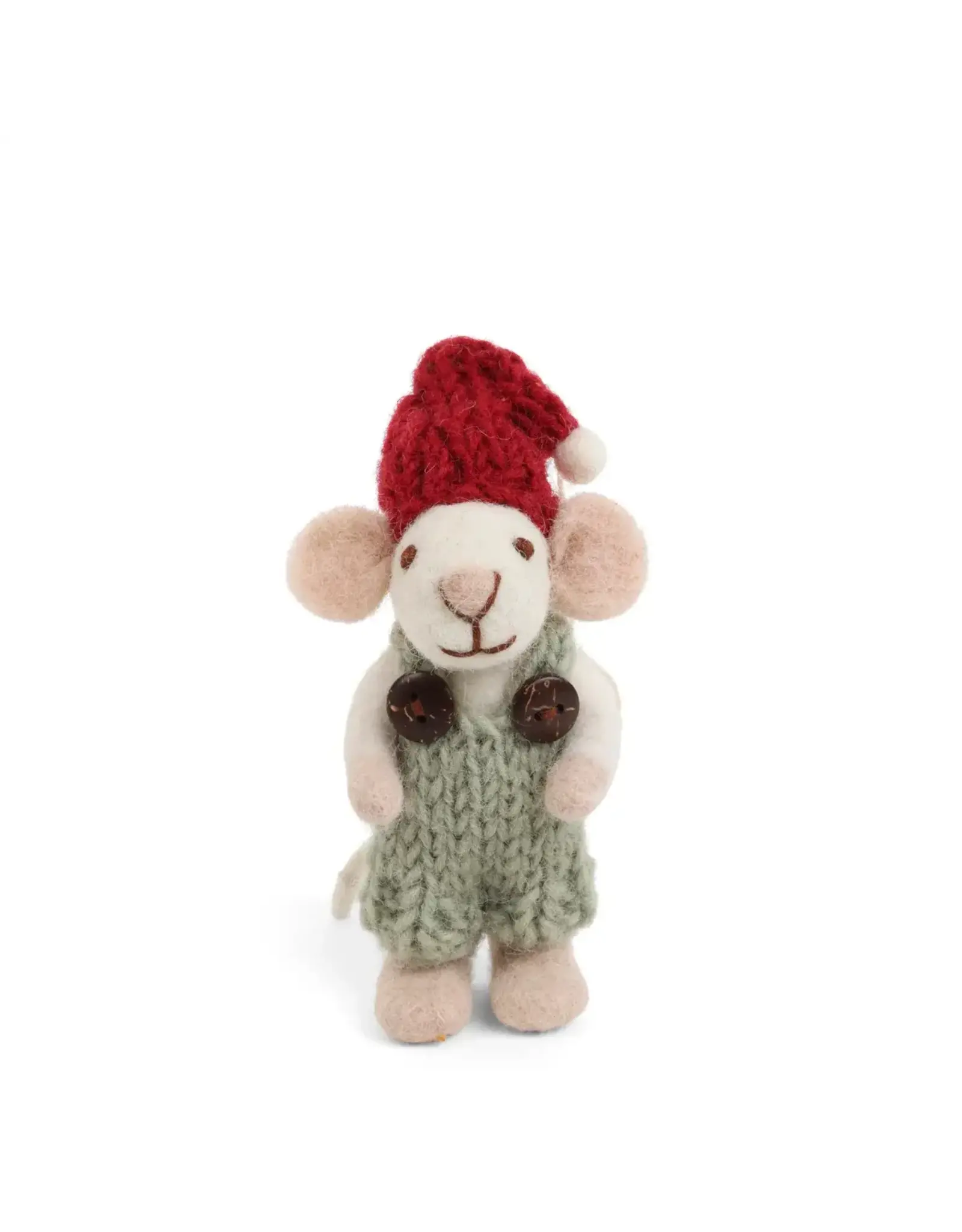 Gry & Sif Muis Baby  - Groene broek