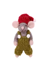 Gry & Sif Grijze Muis - Pine groene broek