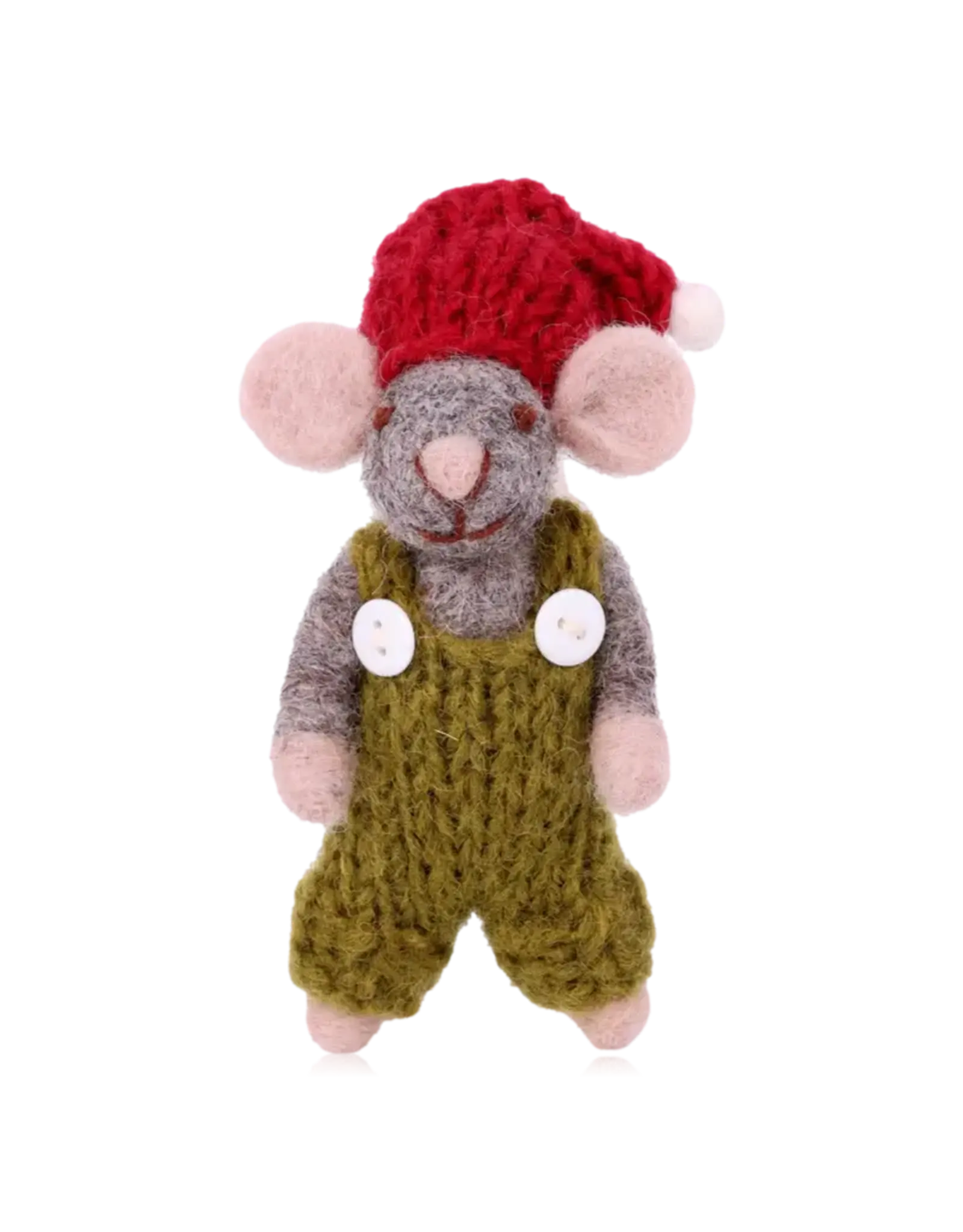 Gry & Sif Grijze Muis - Pine groene broek