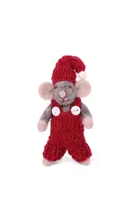 Gry & Sif Grijze Muis - Rode broek