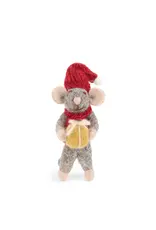 Gry & Sif Grijze Muis - Goud/Bruin Cadeautje