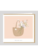 Studio Mie Wenskaart - Heel veel liefs - 12,5 x 14 cm