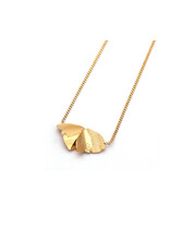 Nadja Carlotti Ketting - Murmure - Messing verguld