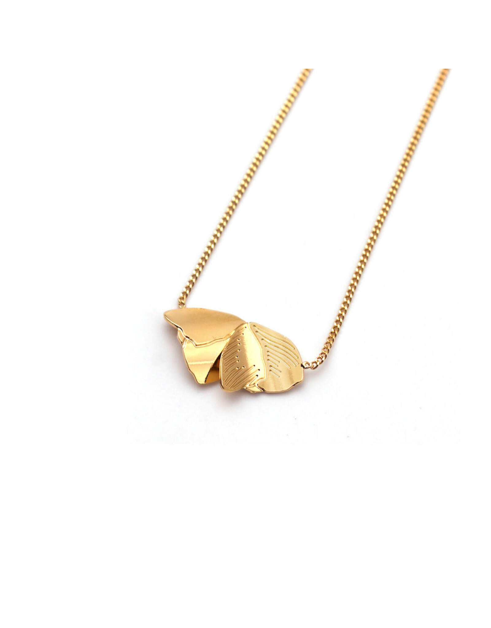 Nadja Carlotti Ketting - Murmure - Messing verguld